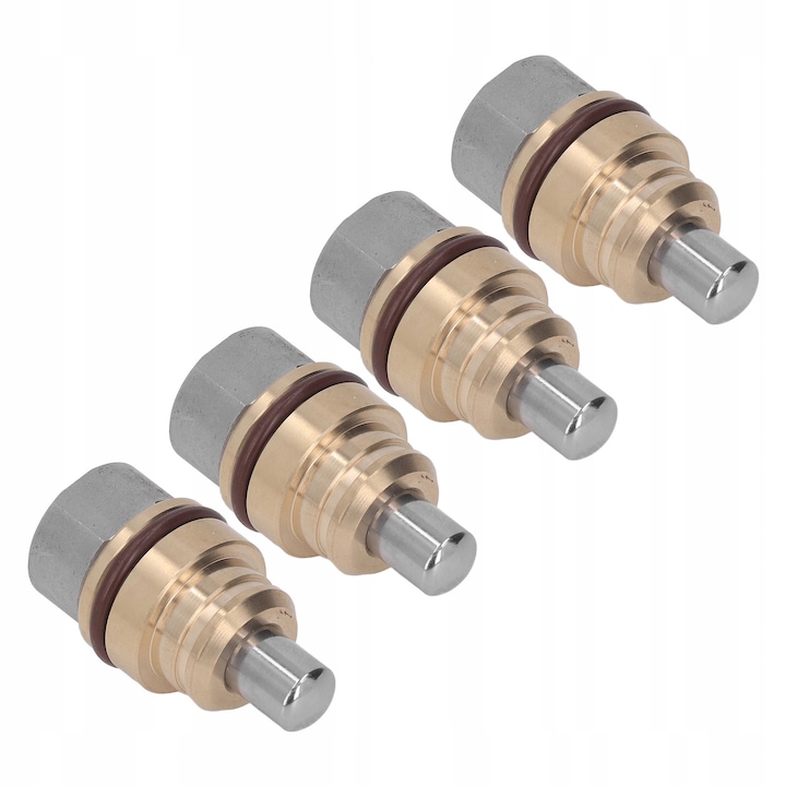 Set de 4 manete joystick pentru excavator Kubota, material din alama si otel, rezistent la temperaturi ridicate