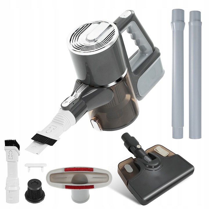 Aspirator fara fir, 3 in 1, functie mop, putere de aspiratie 45 KPA, multicolor