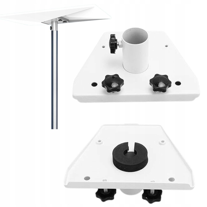 Starlink Gen 3 antenna rögzítő adapter, készlet, fém, fehér, 360°