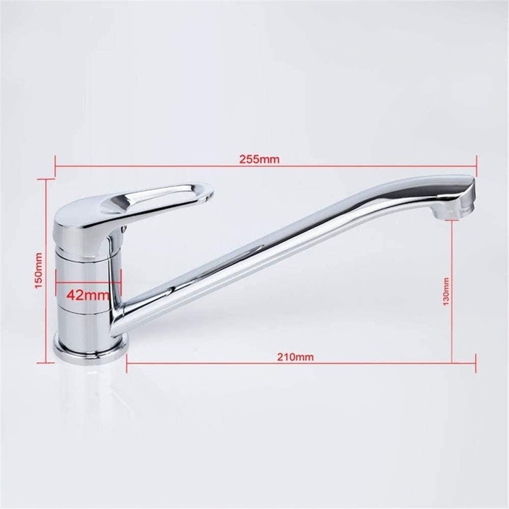 Eisl konyhai csaptelep, finom design, króm, 360°-ban forgatható, 45x15x25cm