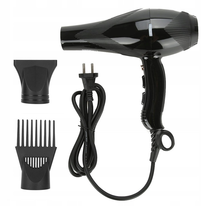 Uscator de par profesional 3000W, 2 duze de styling, dimensiuni portabile