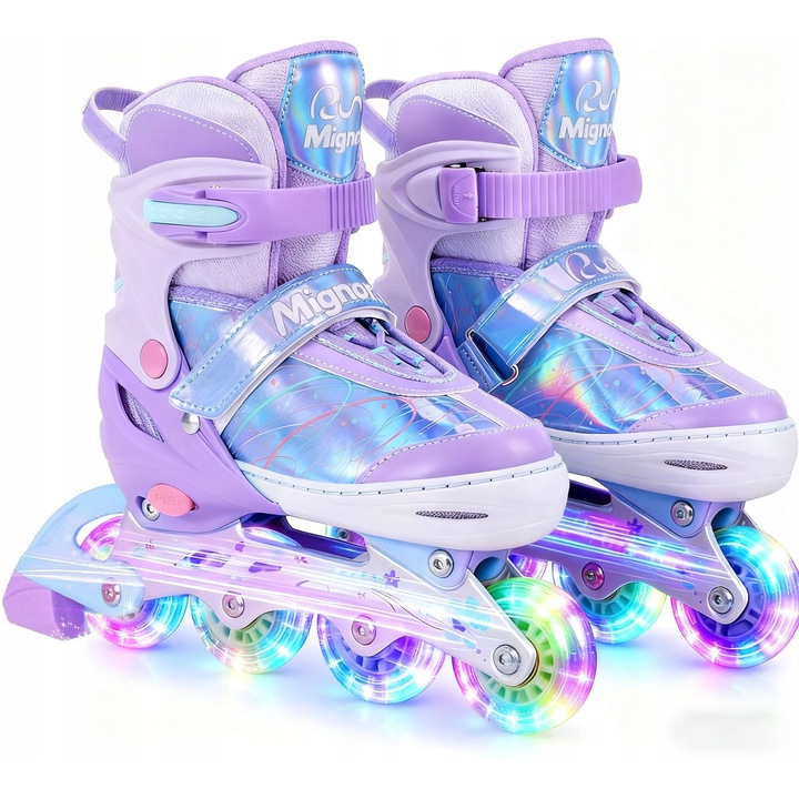 Ролери Mignor, регулируеми, за деца, цветни, 4 размера