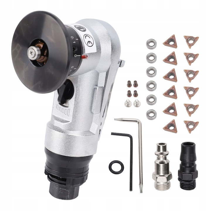 Mini masina pneumatica de fazare 45°, 30000rpm, 1/4", set complet