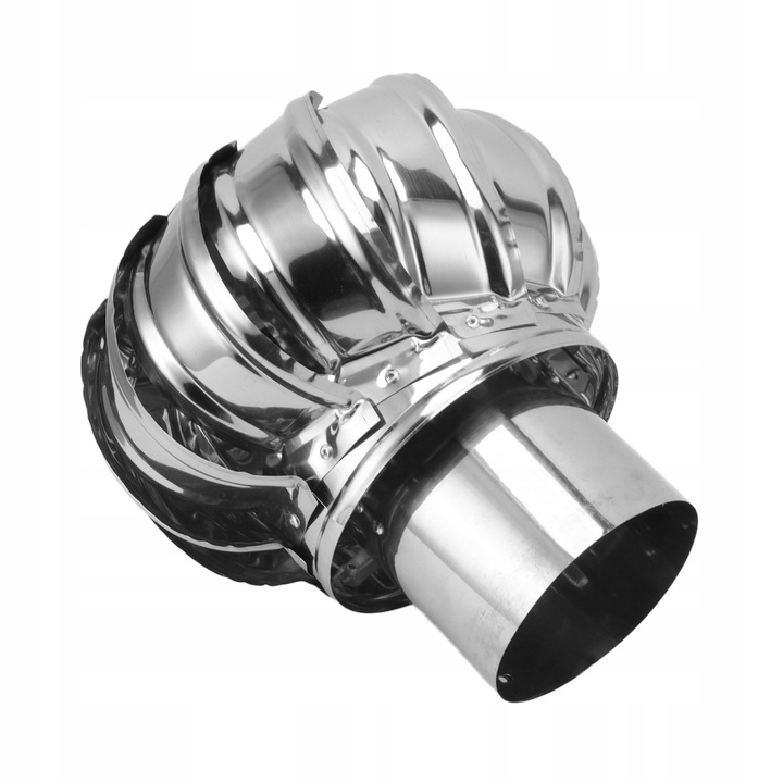 Ventilator de acoperis automat din otel inoxidabil, 110mm, set 3 accesorii