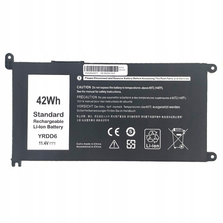 Baterie laptop YRDD6 1VX1H pentru Dell Inspiron 3583 3310 5491 5481 5482 5485 5591