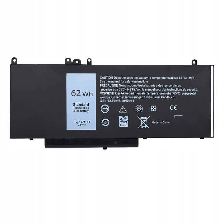 7.2V 62Wh laptop akkumulátor Dell Latitude E5450 E5470 E5570 modellekhez, 6MT4T 7V69Y TXF9M 79VRK csere szett