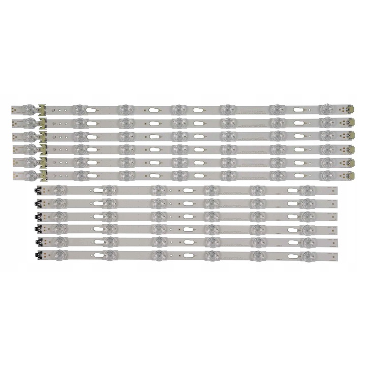 Set complet listwe LED pentru Samsung UE50KU6000 UE50KU6072, 6x LM41-00253A, 6x LM41-00254A
