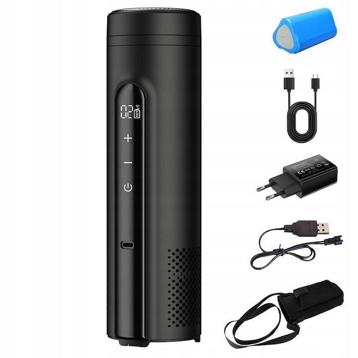 Frigider auto pentru insulina, 0-18°C, prietenos cu calatoriile, dimensiuni 27.5x8cm, capacitate baterie 10200mAh