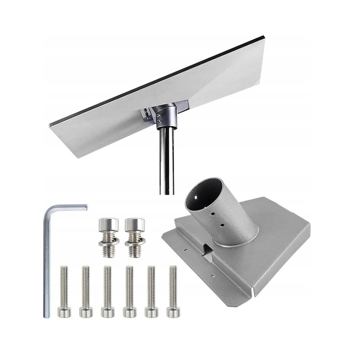 Starlink Gen 3 antenna rögzítő adapter, fém, 360°, ezüst, komplett készlet
