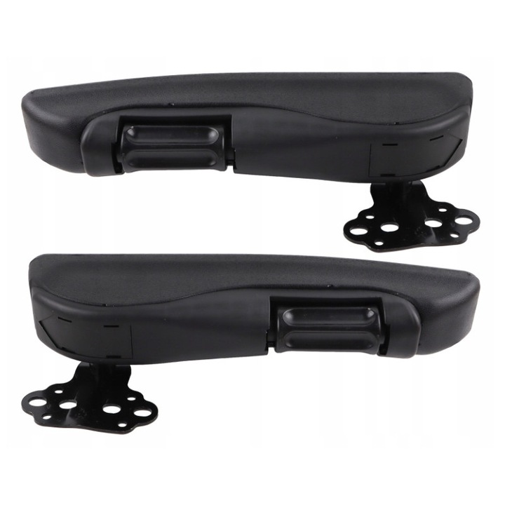 Set 2 cotiera auto, neagra, 37x9x6,5cm, montaj pe scaun