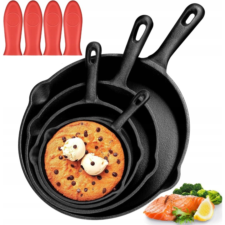 Set tigai fonta 14x25cm, inductie, gratar, gaz