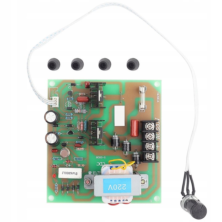 DC motor fordulatszám szabályzó 220V, 750W, kompakt, 0%-95% sebesség, 5A