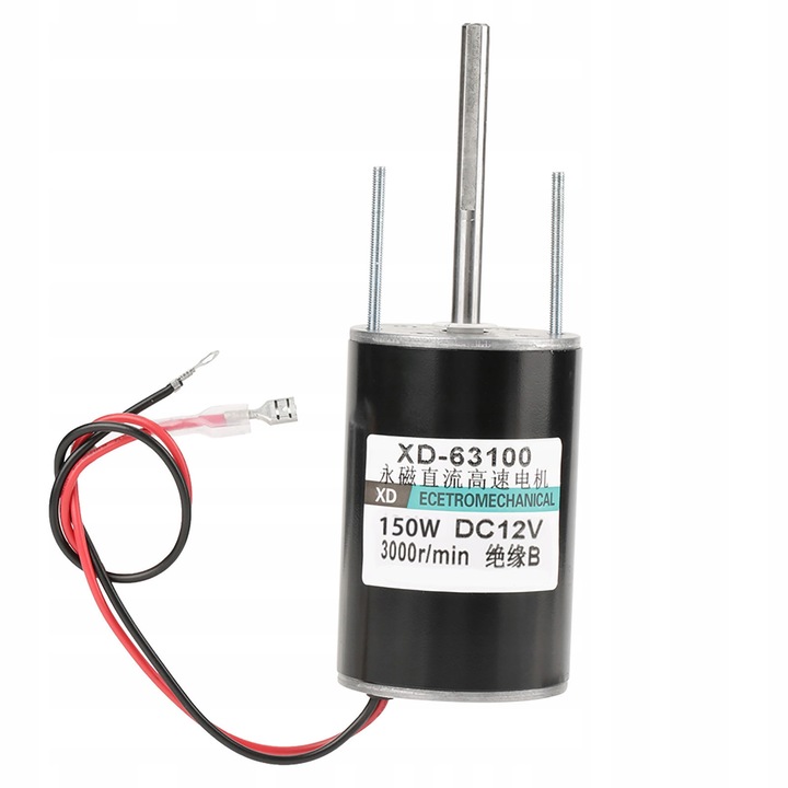Motor electric 150W 12V 3000rpm, cu turatie reglabila, pentru diverse aplicatii