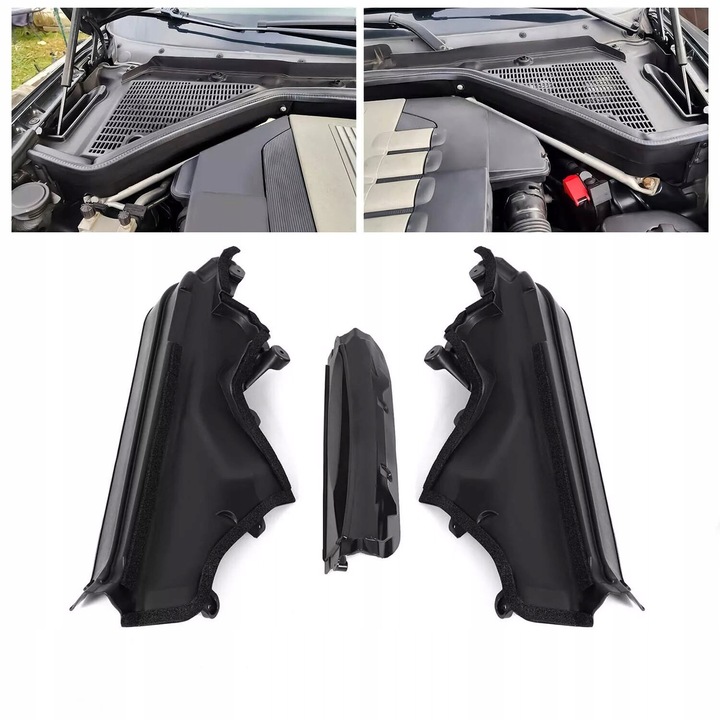 Set 3 elemente protectie caroserie BMW X5 E70 X6 E71 E72