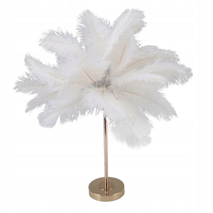 Lampa de birou cu pene, 3 culori, incarcare USB, 52cm, set complet