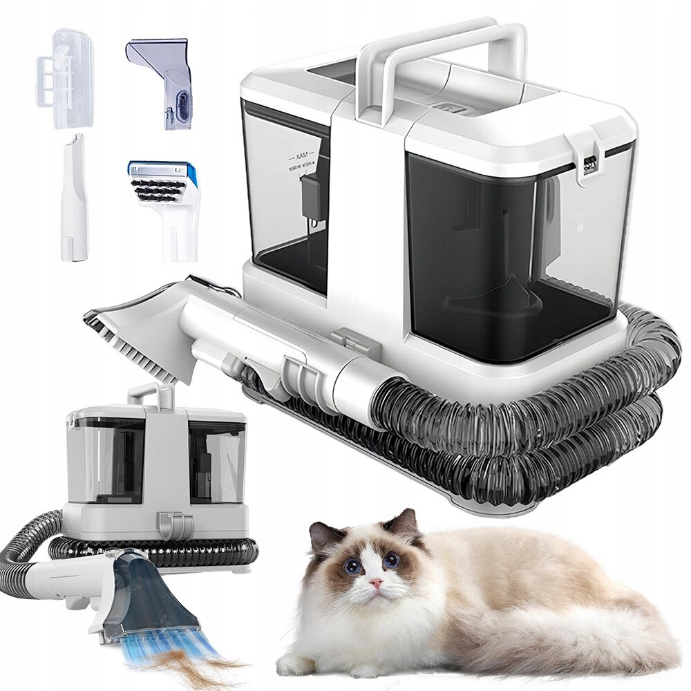 Aspirator profesional BEDEE pentru curatarea tapiteriei si covoarelor, 400W, 2 recipiente