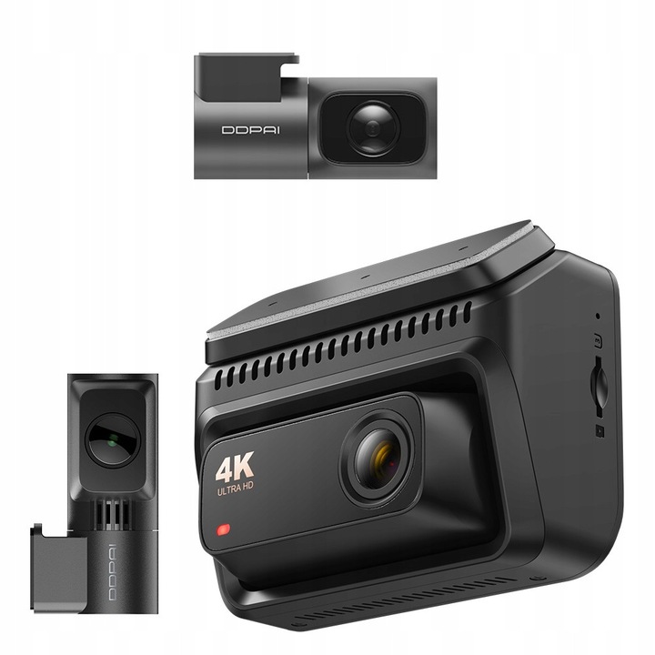 Camera auto DVR Z60T, 4K HDR, inregistrare 3 canale, Wi-Fi 5GHz, dimensiuni 83x64.7x36.5mm