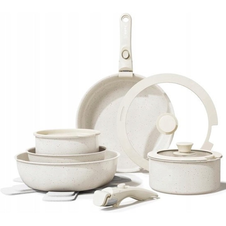 Set oale 11EL, adanci, cu strat antiaderent, universal, multicolor