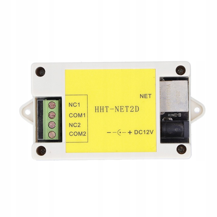 IP hálózati modul HHT-NET2D, extrém hőmérsékletnek ellenálló, 5A DC, 10A AC, 250V