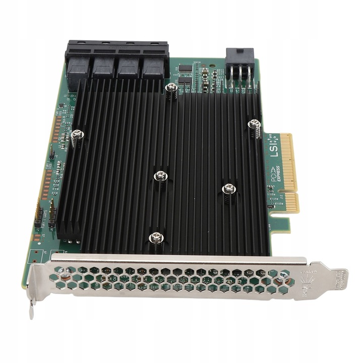 LSI SAS 9300 16I HBA bővítőkártya, 16 portos SATA/SAS, 12 Gb/s, PCIe 3.0