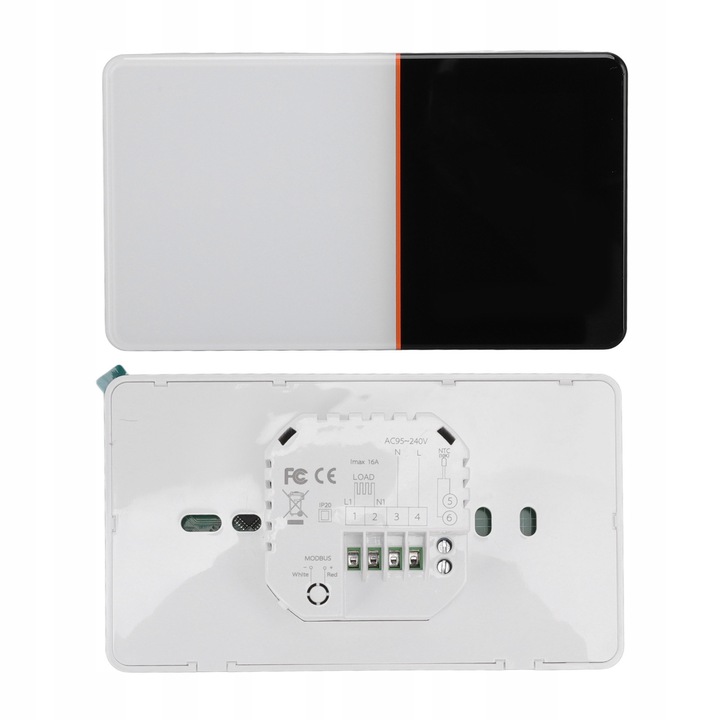 Termostat WiFi programabil BHT 005 GBLW, alb, 131x75mm, detectare temperatura si umiditate