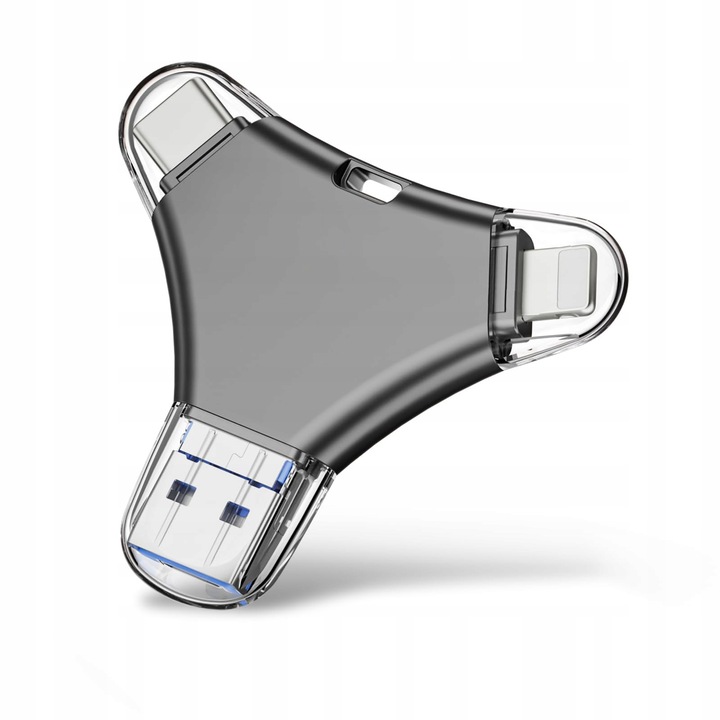 Pendrive 2TB 4 az 1-ben USB 3.0, kompatibilis iPhone, Android/Micro USB, Windows, OTG