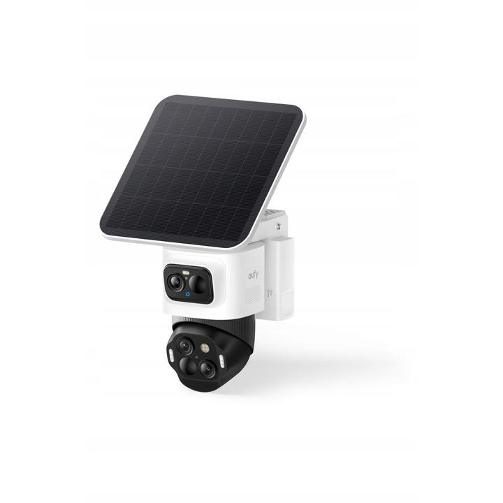 Комплект от 2 охранителни камери Eufy eufyCam S4, външни, 3840x2160px, 130° FOV, черни и бели