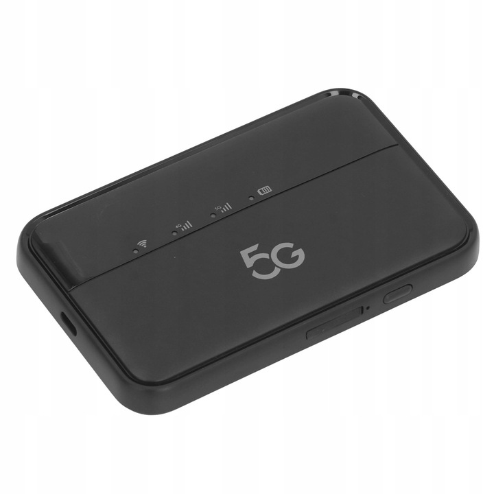Router mobil Wi-Fi 5G, 10000 mAh, 2,4 GHz si 5,8 GHz, negru, dimensiuni 135x80x15mm, set complet