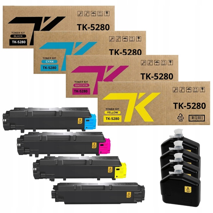 Set 4 tonere Fullbox TK5280 pentru KYOCERA ECOSYS M6235, M6635, P6235