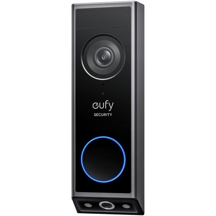 Videointerfon Eufy E340, Full HD, cu senzor de miscare, negru, 50x138x27.5mm