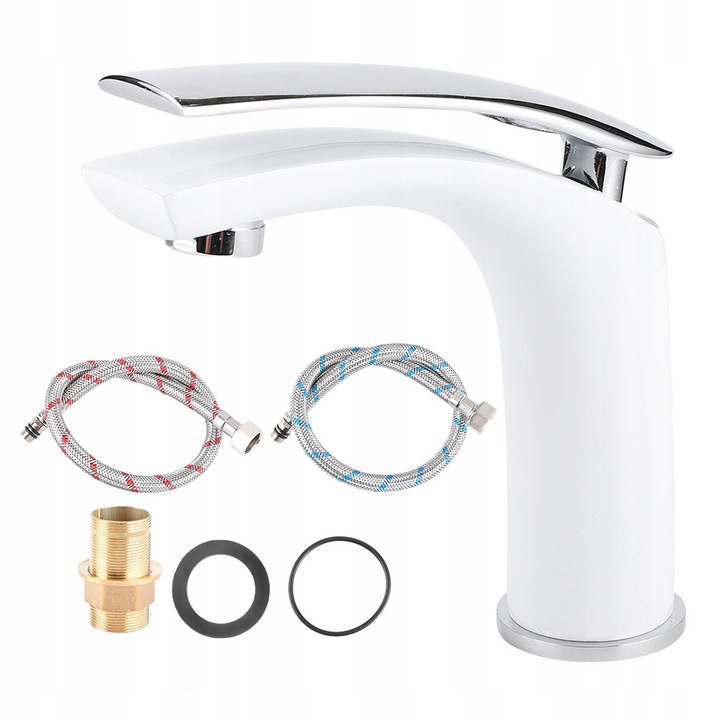 Robinet de apa, cromat, ABS, set cu 4 tipuri de manere