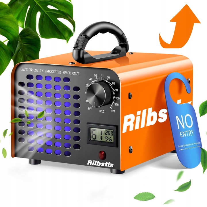 Generator de Ozon Rilbstix 60g/h, Timer 10-120 min, Compact, 230V