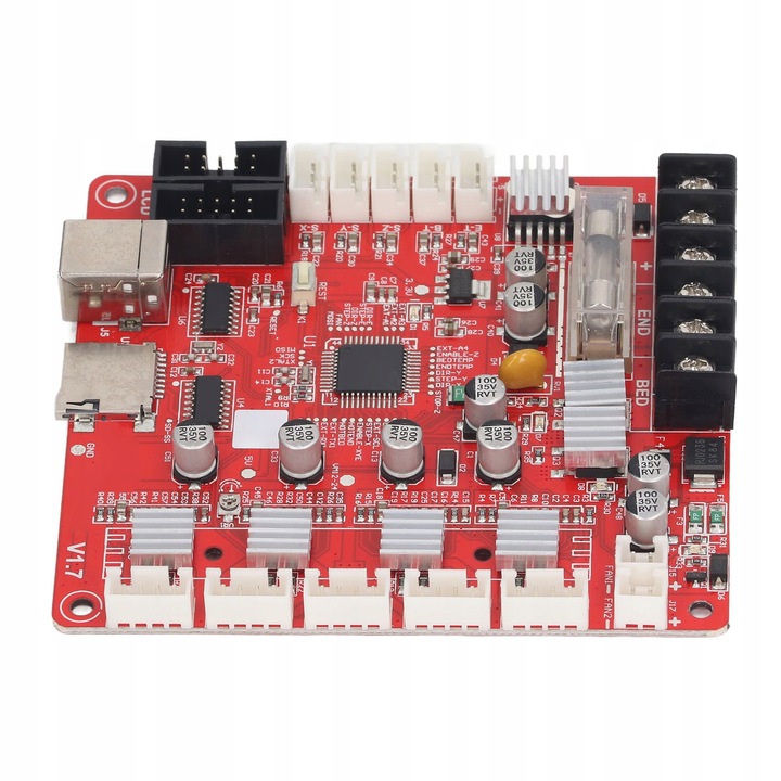 Anet A8 PLUS 3D nyomtató alaplap, 12-24V, USB interfész, kompatibilis Ramps 1.4, 2004LCD és 12864LCD kijelzőkkel