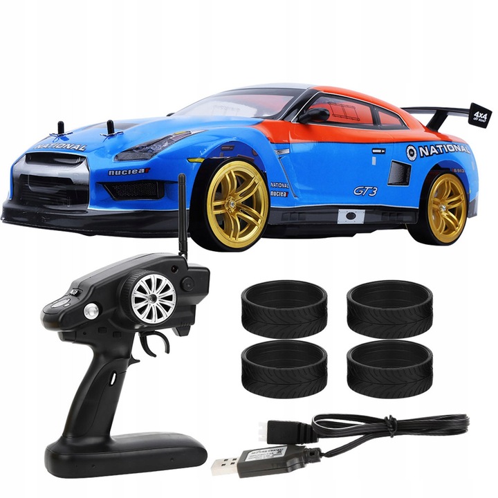 Masinuta RC Drift 1:10, 40-70 km/h, multicolor