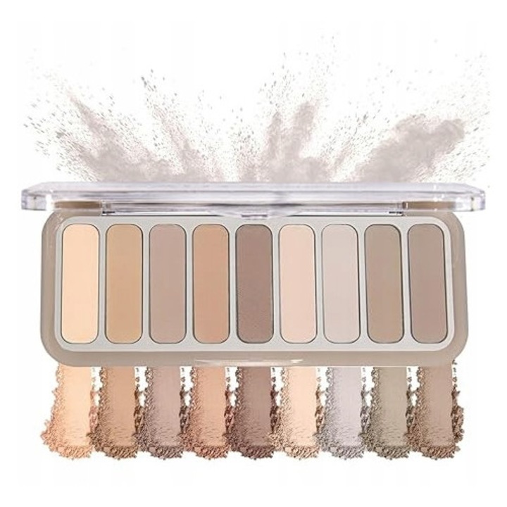Paleta de farduri de pleoape 9 culori, mat