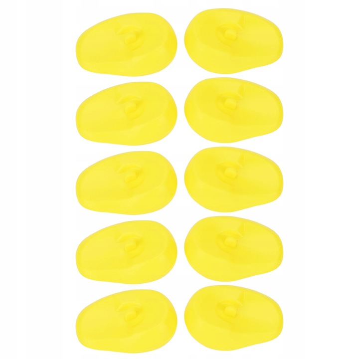 Set 10 Ochranite Silikonice pentru Urechi, Accesorii Tuns si Vopsit, 5x8cm, Multicolor