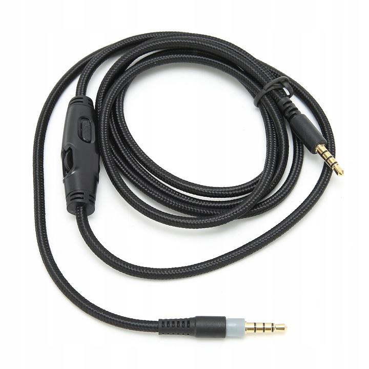 Cablul audio pentru casti 3,5 mm, 1,5 m, cu control, compatibil HyperX Cloud, cupru OFC