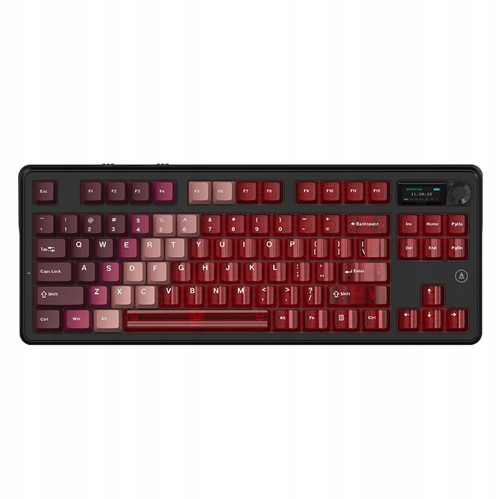 Tastatura mecanica AJAZZ MK87, 87 taste, comutatoare Dragon Fruit, iluminare RGB, tri-mod, 371.8x144.3x46.9mm