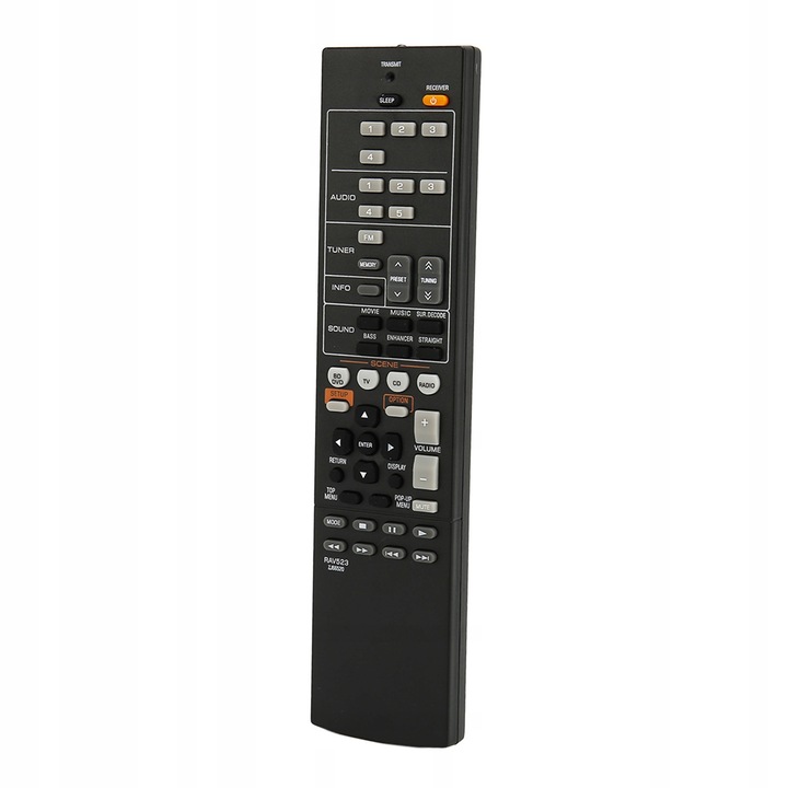 Telecomanda pentru receiver AV RAV523 ZJ66520, ABS, dimensiuni compacte