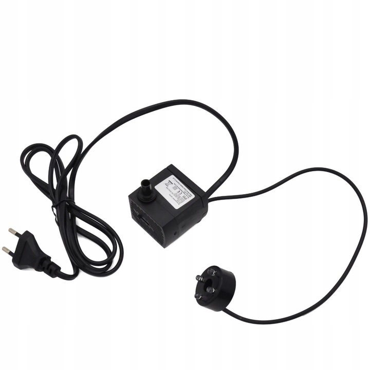 Pompa apa 5W, 280L/h, pentru fantani si acvarii, fara zgomot, 140cm cablu