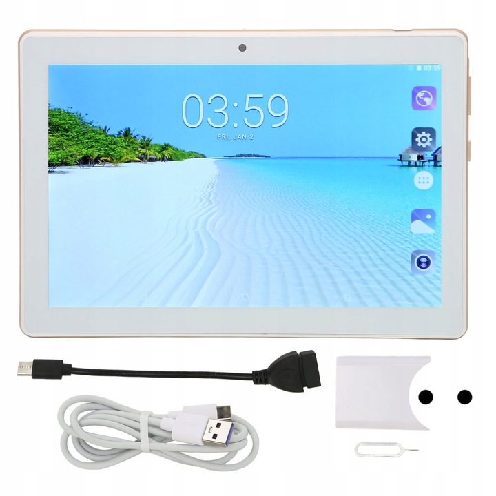 Tableta 8", 6GB RAM, 128GB, auriu, 8 nuclee, baterie 6000mAh