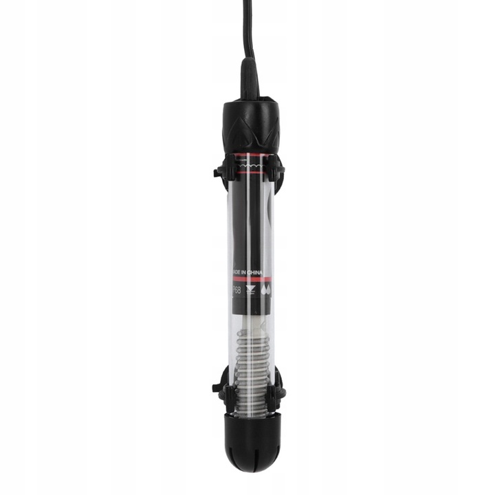 Akvárium vízmelegítő, 50W, 197x23mm, tapadókorongos rögzítéssel, vízálló