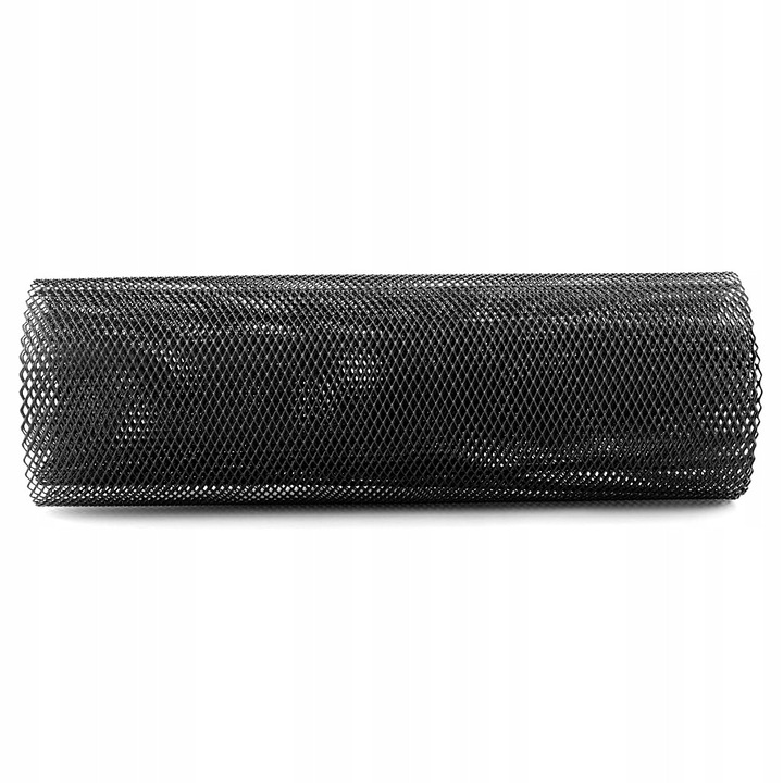 Grila auto universala din aliaj de aluminiu, 100x33cm, culoare neagra