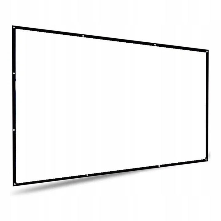 Ecran de proiectie 100 inch, 16:9, pliabil, 221x125cm, utilizare interioara si exterioara