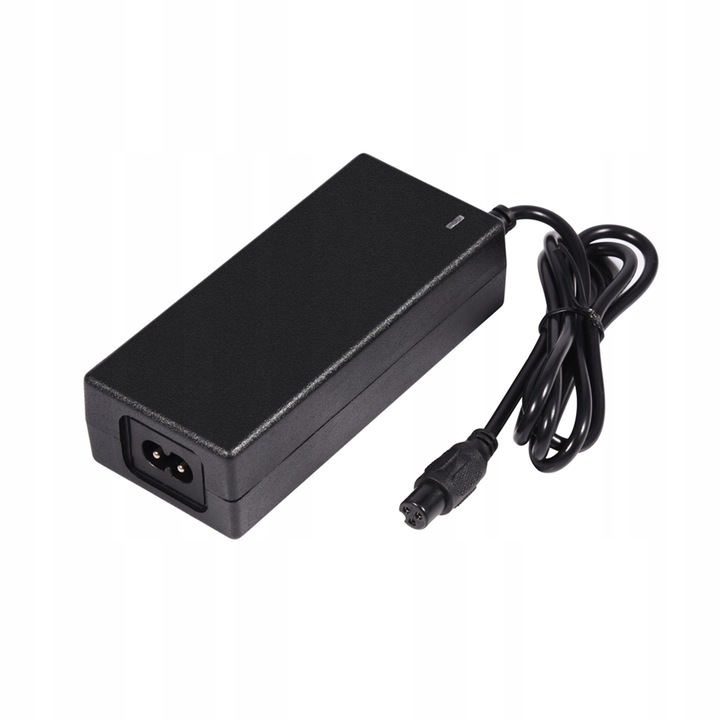 Incarcator electric 42V 2A pentru scooter, negru, set cu cablu de incarcare