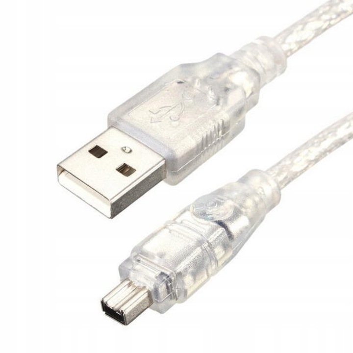 Cablu adaptor iLink USB la Firewire-IEEE-1394, 4 pini, 100 cm