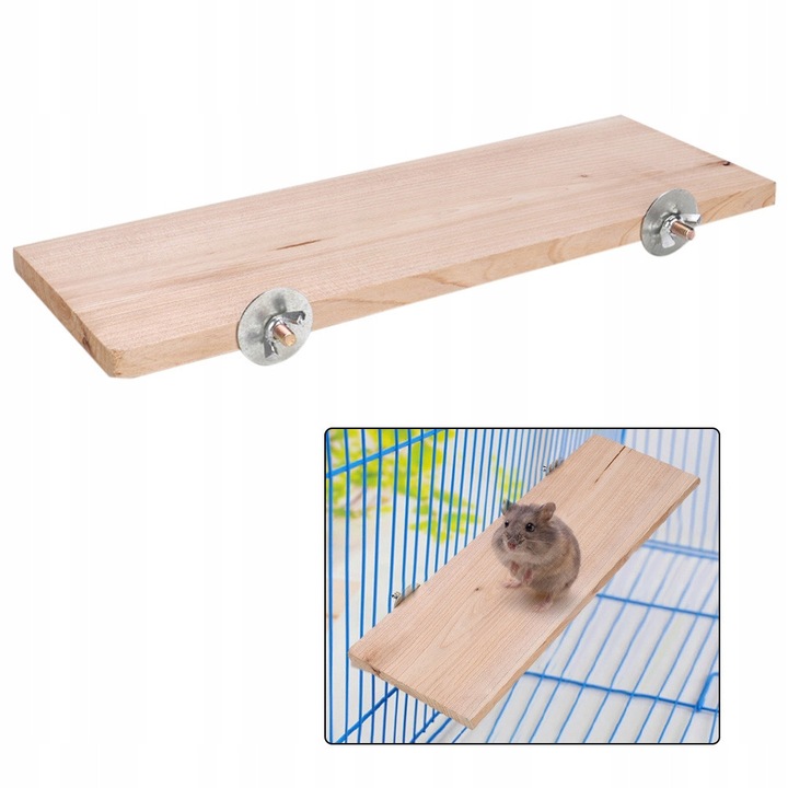 Platforma pentru rozatoare, lemn, 31x11.5x1.4cm, natur