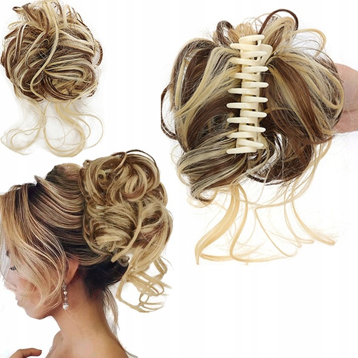 Coc cu clip, sintetic, natural, culoare 24, 60g