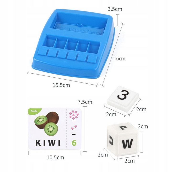 Joc educativ, invatare cuvinte, numarare, set, pentru 4-7 ani