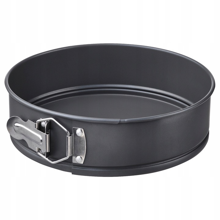 Forma de copt IKEA, rotunda, 23cm, neagra, cu fund detasabil
